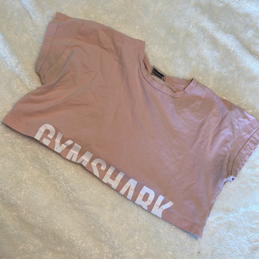GYMSHARK pink crop